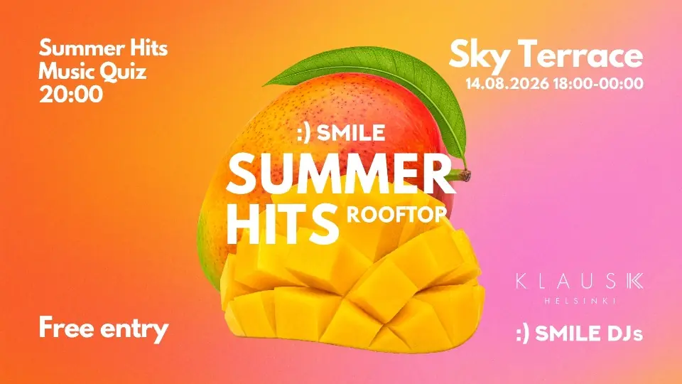 SUMMER HITS ROOFTOP — Sky Terrace, Helsingfors
