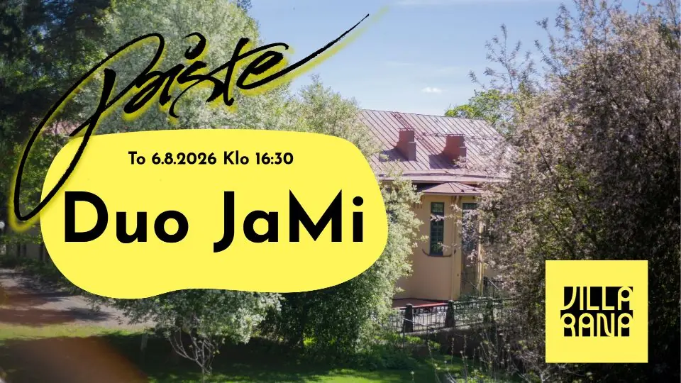 Paiste-сцена: дуэт JaMi — Kulttuuritalo Villa Rana, Ювяскюля