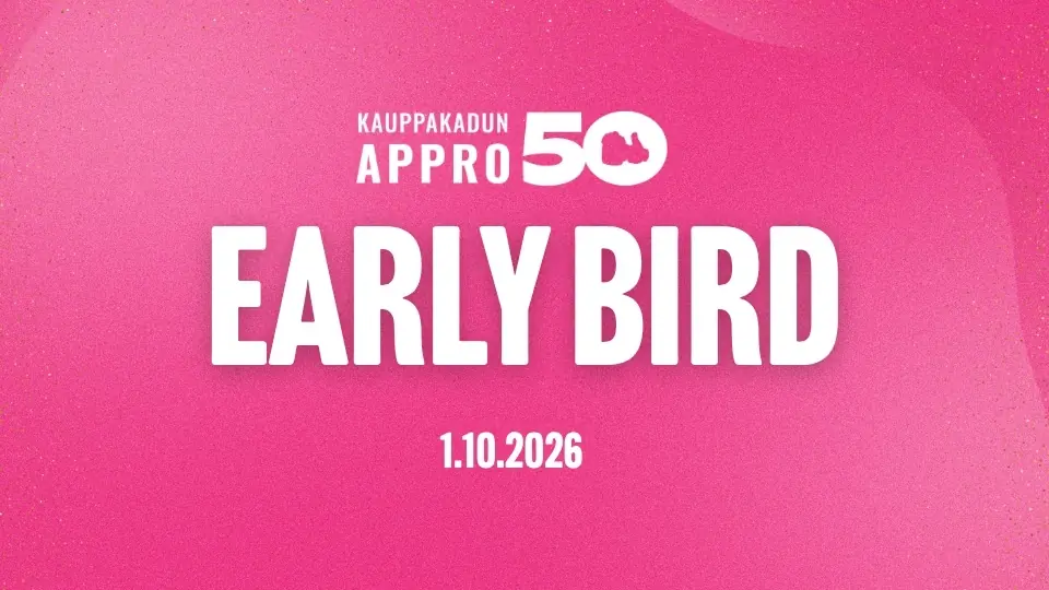 Kauppakadun Appro 2026 Early Bird - billettsal — Kauppakadun Appro, Jyväskylä