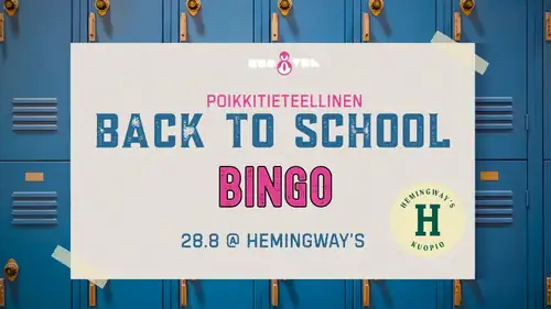 Междисциплинарное Back 2 School Bingo