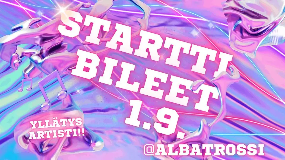 STARTTIBILEET 2026 — Albatrossi, Kuopio