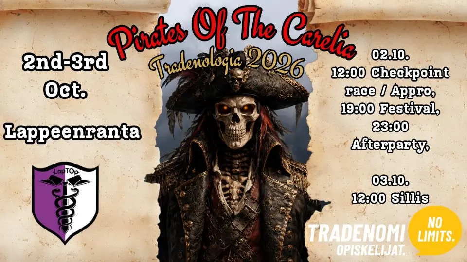 Pirates of the Carelia Early Bird (Tradenologia 2026) — Lappeenrannan Satamatori, Lappeenranta