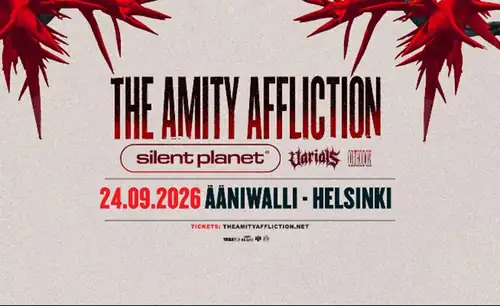 The Amity Affliction + supports: Silent planet, Varials, Orthodox