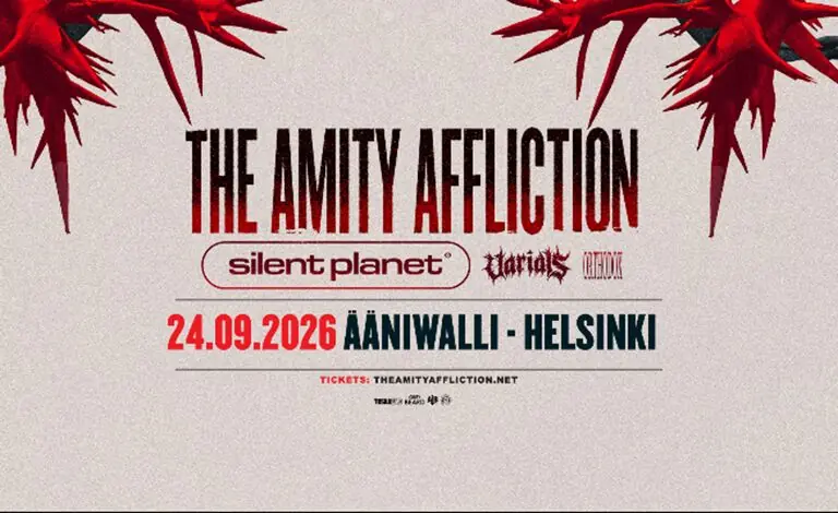 The Amity Affliction + supports: Silent Planet, Varials, Orthodox — Ääniwalli, Helsinki