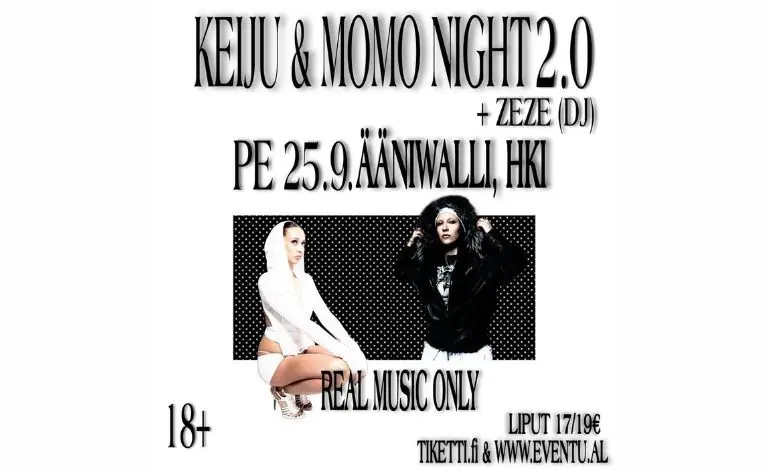 keiju + MOMO — Ääniwalli, Helsinki