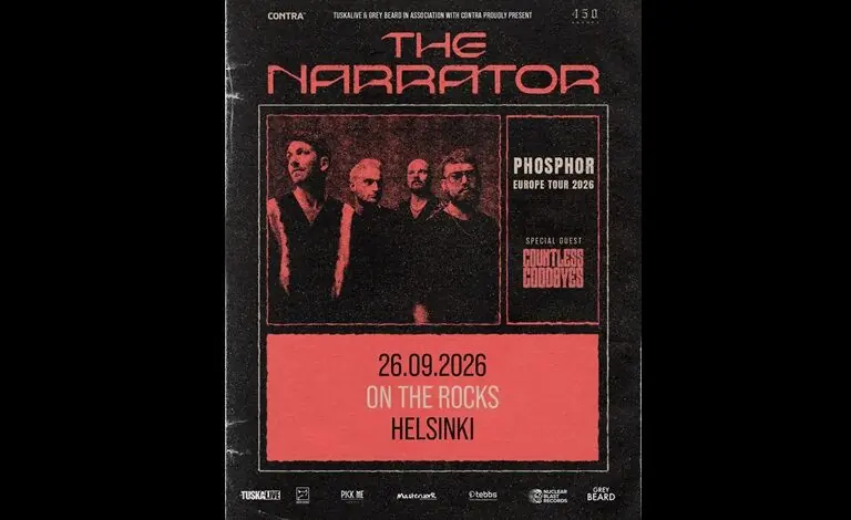 The Narrator + Countless Goodbyes — On The Rocks, Helsinki