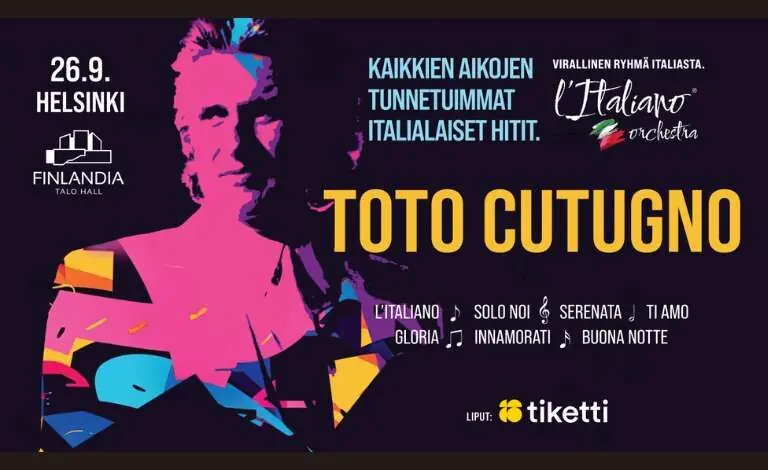 Toto Cutugno: Italy's Greatest Hits Live — Finlandia-talo, Helsinki