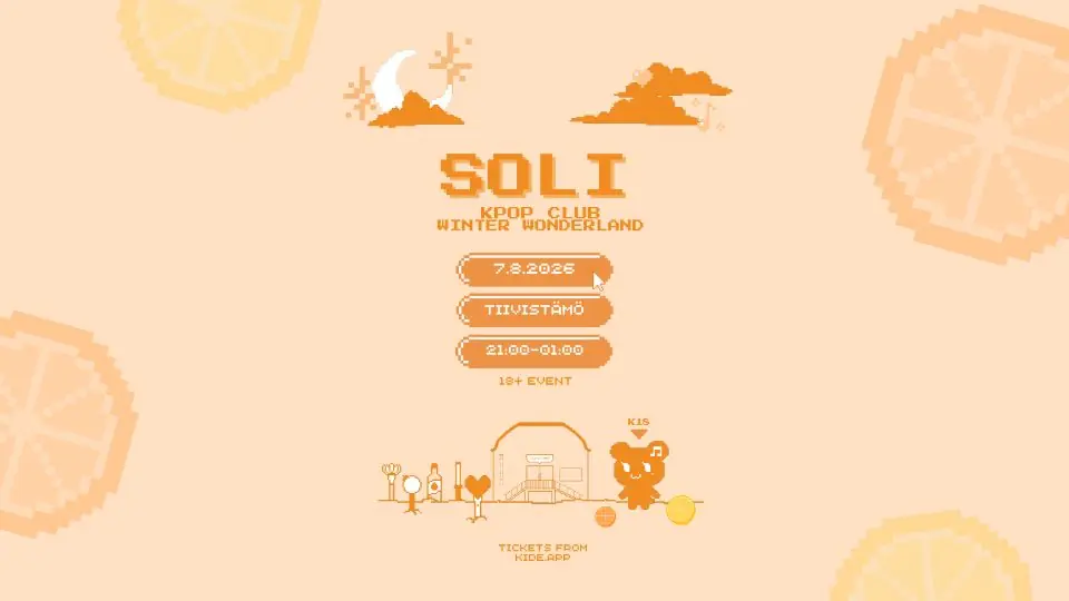 SOLI KPOP CLUB - SUMMER SOIREE (18+) — Tiivistämö, Helsingfors