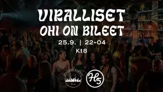 Officiella OHI ON-festen | H5 Bar & Cellar, Tampere | FR 25.9. K18
