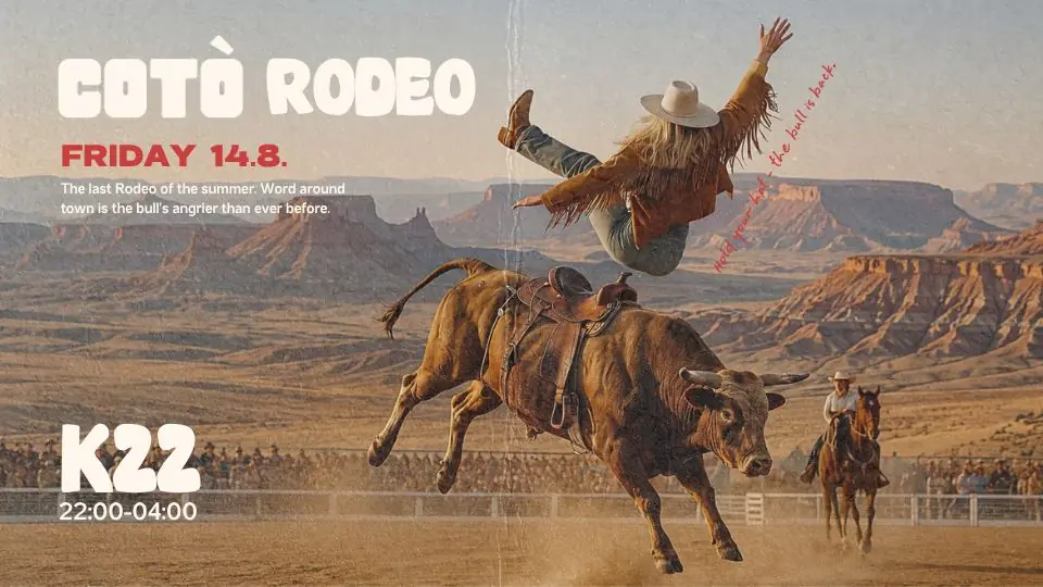 Coto Rodeo - 14.8. — Cotò Helsinki, Helsinki