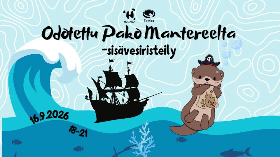Odotettu Pako Mantereelta -sisävesiristeily — Tampereen ammattikorkeakoulun opiskelijakunta Tamko, Tampere