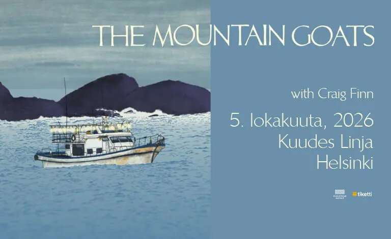 The Mountain Goats (US) + Craig Finn (US) — Kuudes Linja, Helsinki