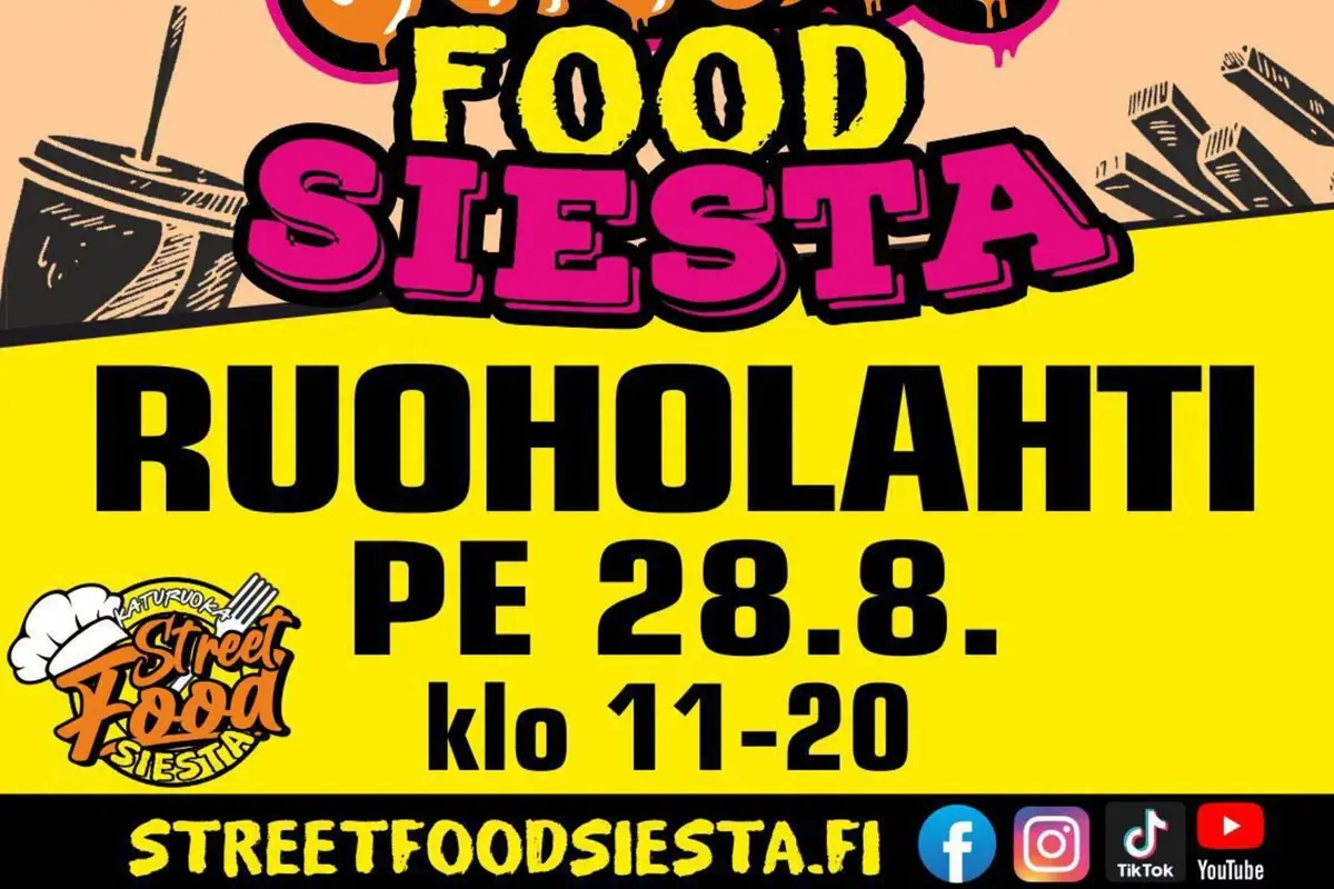 Street Food Siesta Ruoholahti — Ruoholahdentori, tapahtuma-alue, Helsinki