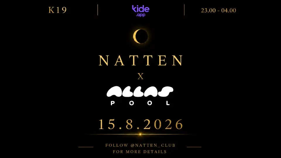 NATTEN x ALLAS POOL — ALLAS POOL, Helsinki
