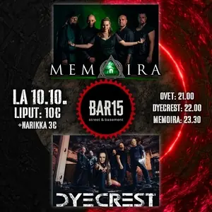 Memoira — Bar 15 Basement, Vaasa