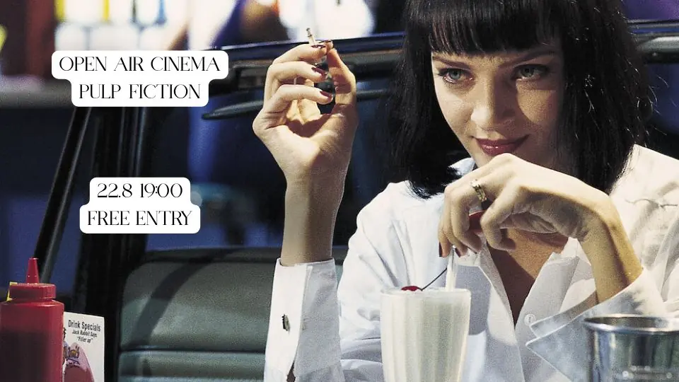 Open Air Cinema: Pulp Fiction (1994) - 22 augusti kl. 19:00 — Malja Helsinki, Helsingfors