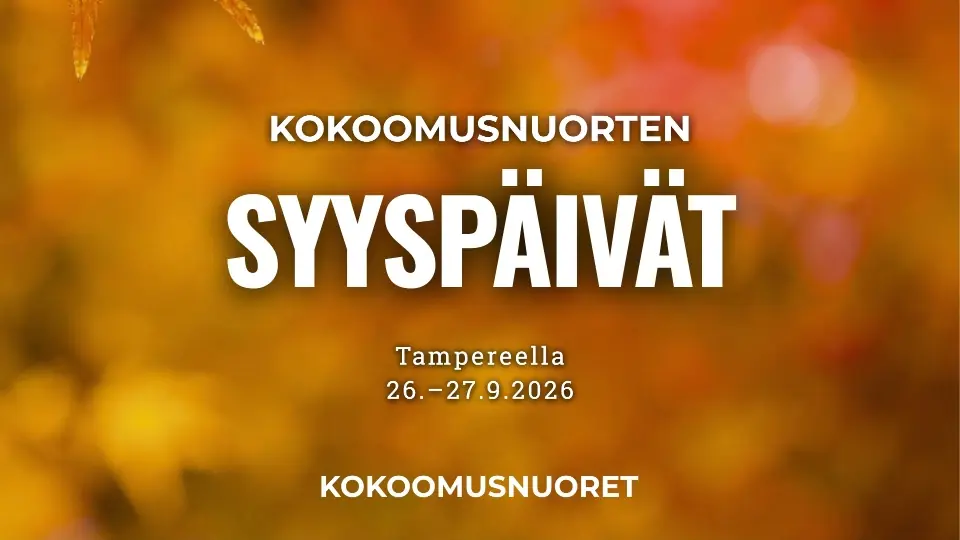 Autumn Days 2026 — Tampere
