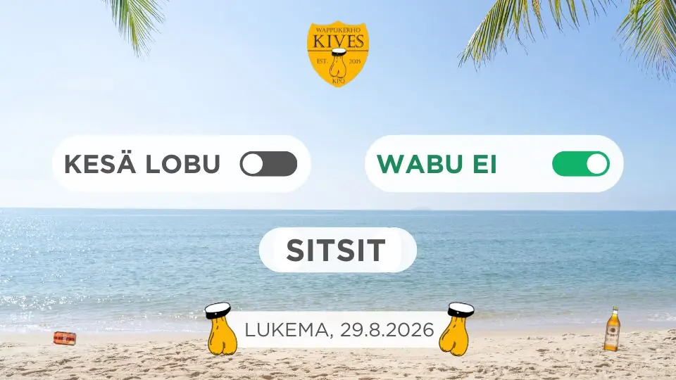 KESÄ LOBU WABU EI -sitsit — Lukema, Kuopio