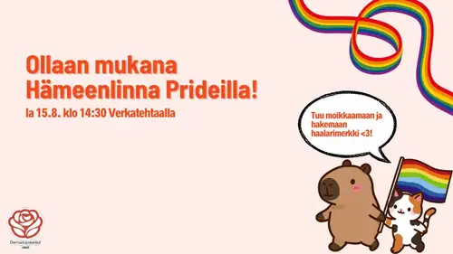 Hämeen Demariopiskelijat X Hämeenlinna Pride