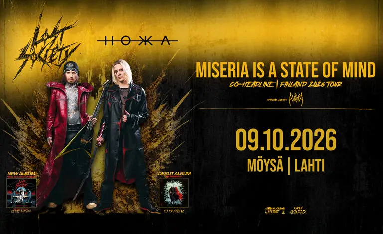 Lost Society & HOKKA + Support: St. Aurora — Möysän Musaklubi, Lahtis