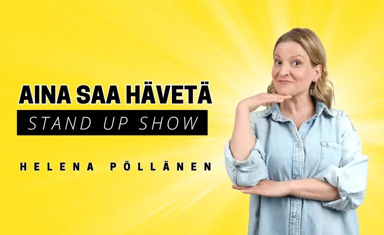 Helena Pöllänen – Aina saa hävetä -stand up -show — Tuba, Oulu