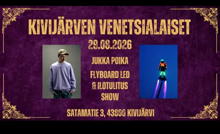 Kivijärven Venetsialaiset — Kivijärven tori- ja satama-alue, Kivijärvi