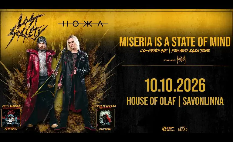 Lost Society & HOKKA + Support: St. Aurora — House of Olaf, Savonlinna