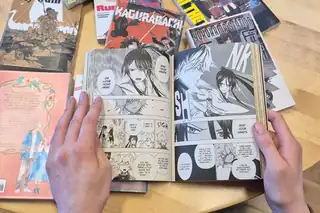 Mangaklubb på Vuosaaren bibliotek