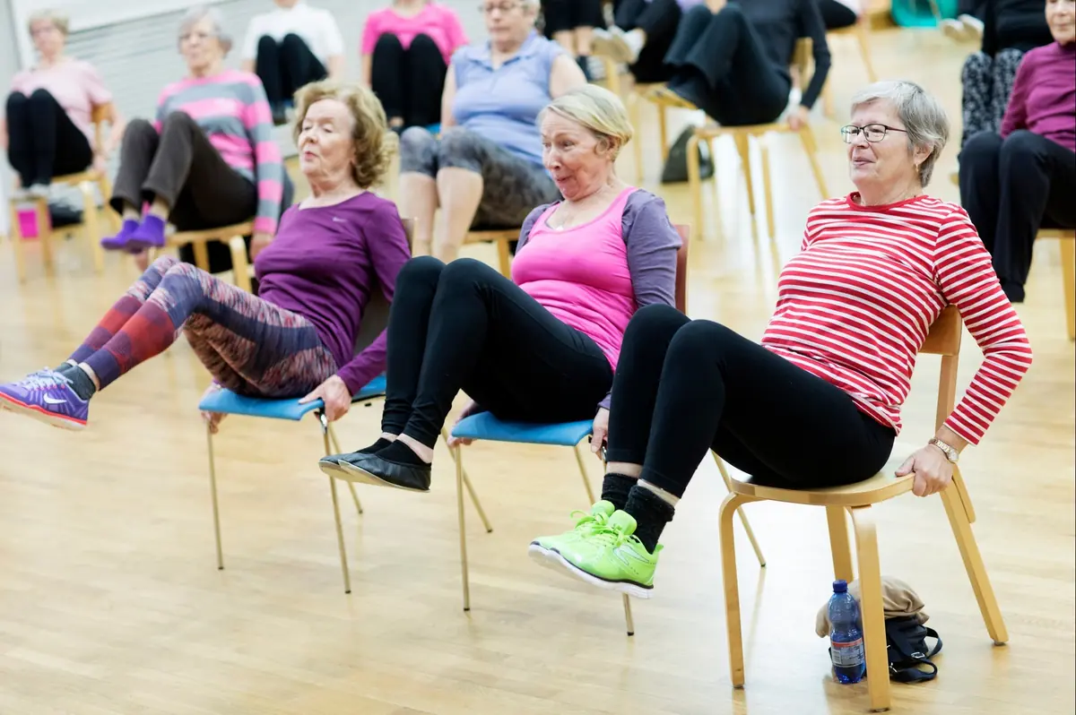 Chair Gymnastics and Balance Exercises — Syystien seniorikeskus/Palvelukeskus, Helsinki
