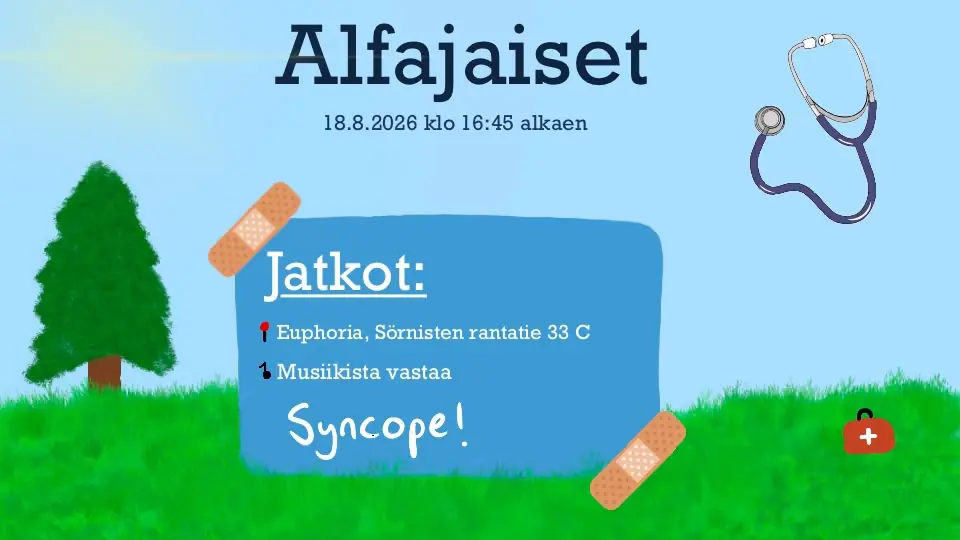 Alfajaisterna — Lääketieteenkandidaattiseura ry, Helsinki