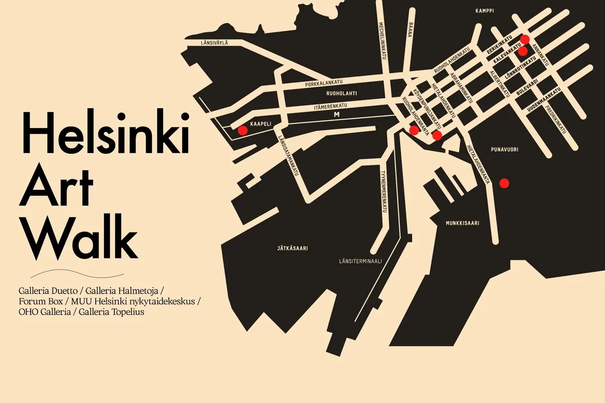 Helsinki Art Walk på engelska — Forum Box, Helsingfors