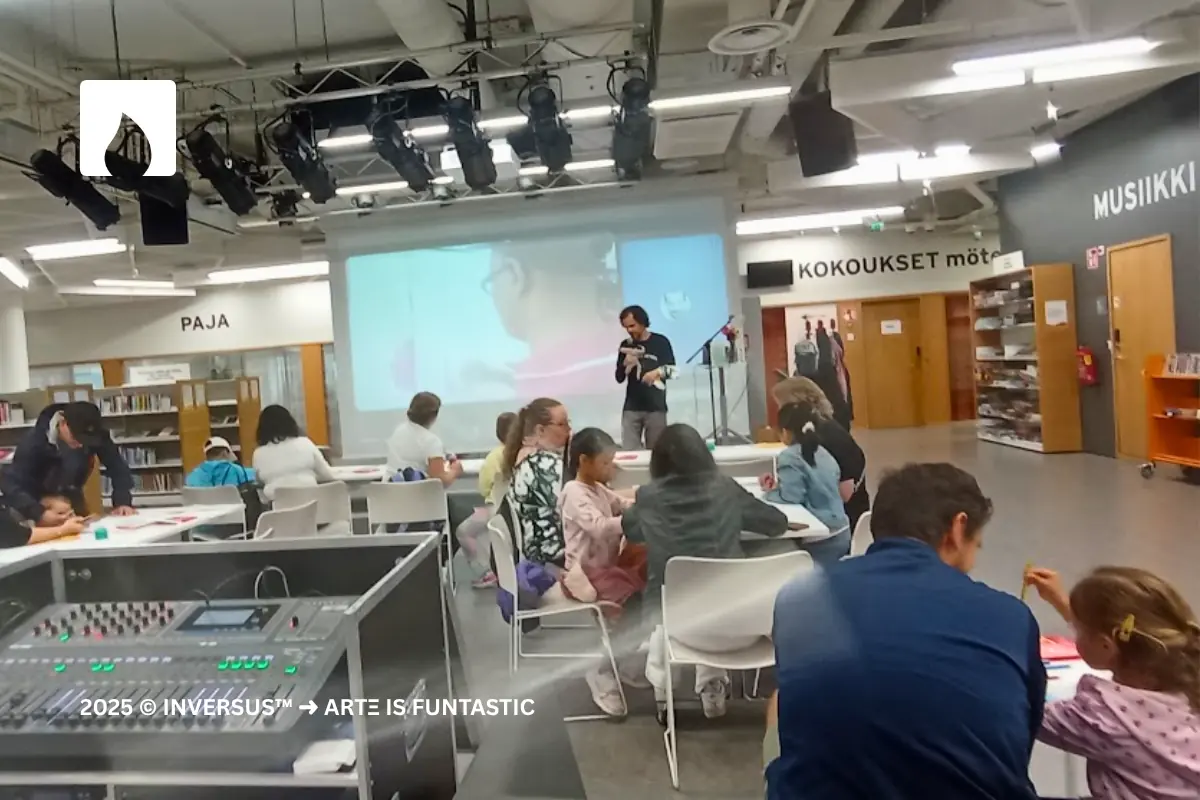 Art is Funtastic (art event for families, eng.) — Ison Omenan kirjasto, Espoo
