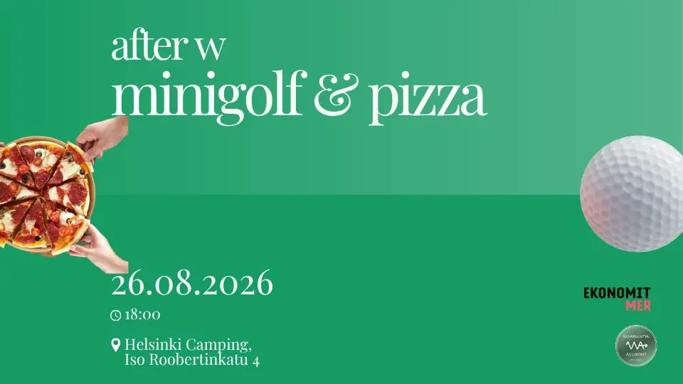 After W: Minigolf & Pizza — Helsinki Camping, Helsingfors