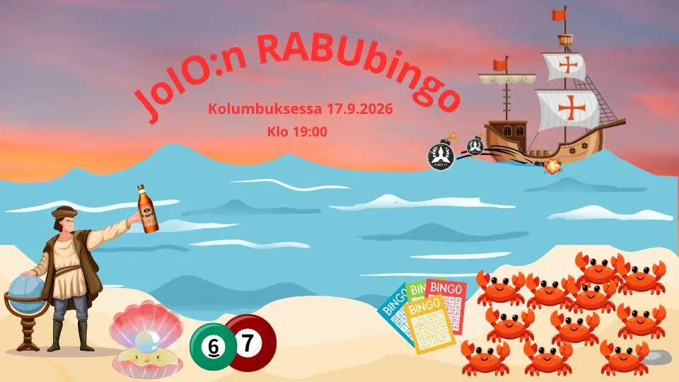 Interdisciplinary RABUbingo — Bar Kolumbus, Joensuu