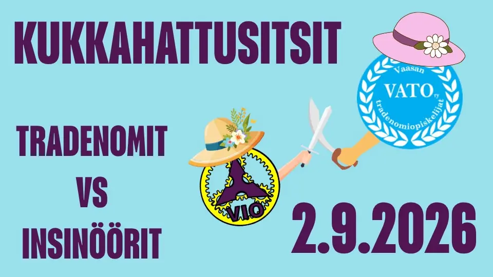 VATO X VIO Kukkahattusitsit — Arbetets Vänner, Vaasa