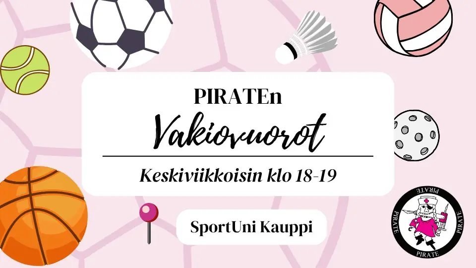 PIRATE rf's Regular Training Sessions — SportUni Kauppi, Tampere