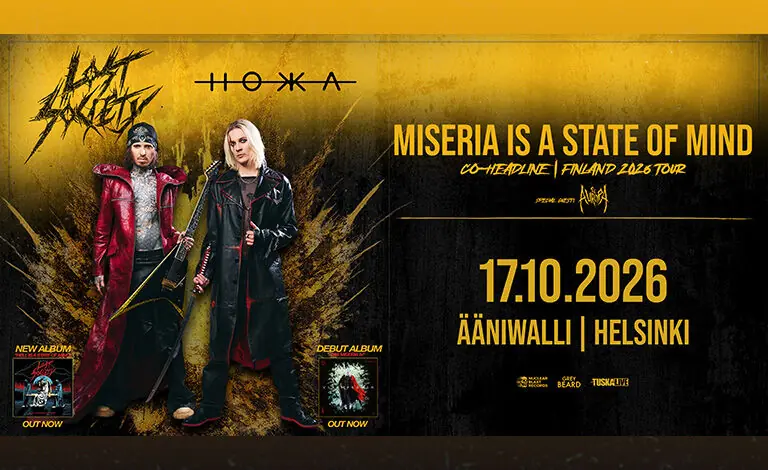 Lost Society & HOKKA + Support: St. Aurora — Ääniwalli, Helsinki