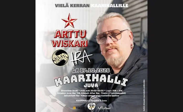 Arttu Wiskari, Ira och Aston Kalmari — Juvan Kaarihalli, Juva