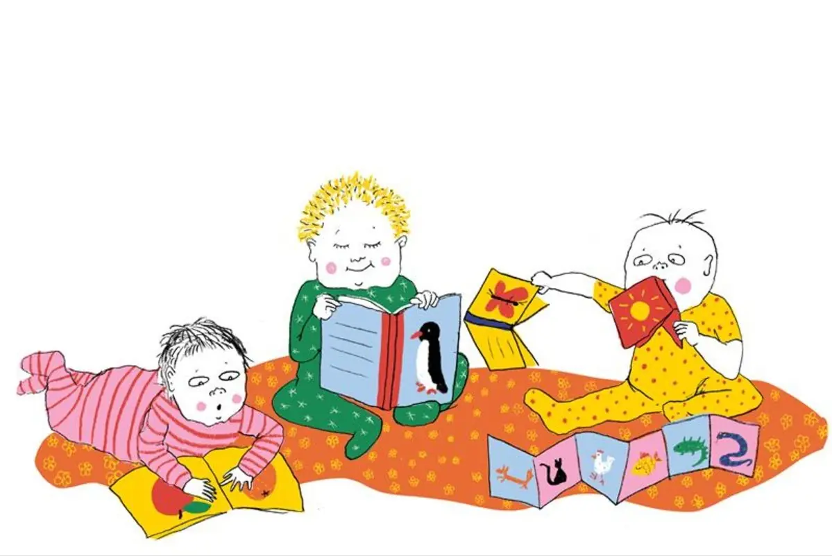 Baby på bibban — Keskustakirjasto Oodi, Helsinki
