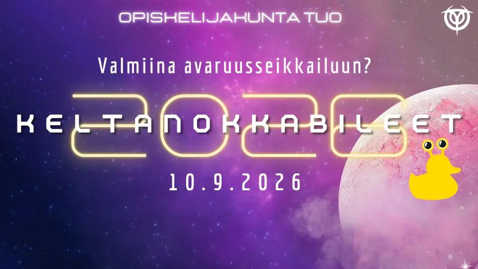 Keltanokkabileet 2026 — Turun ammattikorkeakoulun opiskelijakunta - TUO, Turku