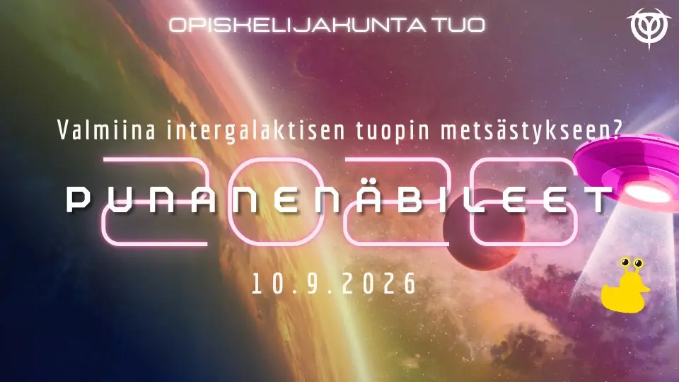 Punanenäbileet 2026 — Turun ammattikorkeakoulun opiskelijakunta - TUO, Turku
