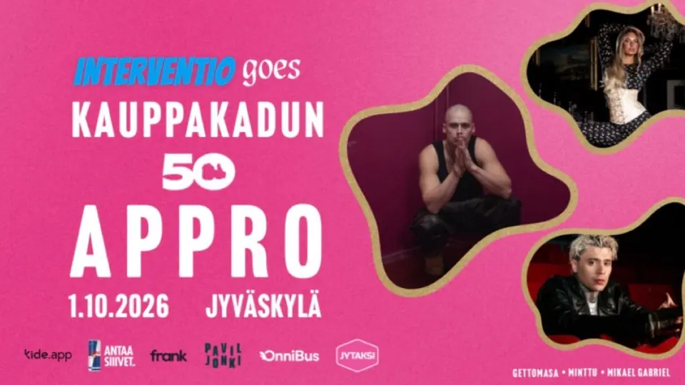 Kauppakadun Appro 2026 - Interventio ry Tickets — Interventio ry, Jyväskylä