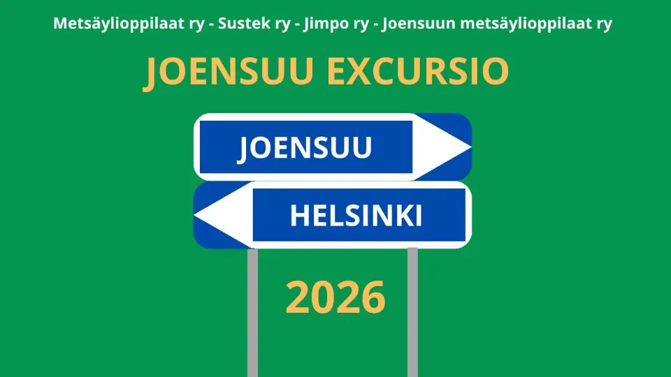 Joensuu excursio 2026 — Jimpo ry, Joensuu