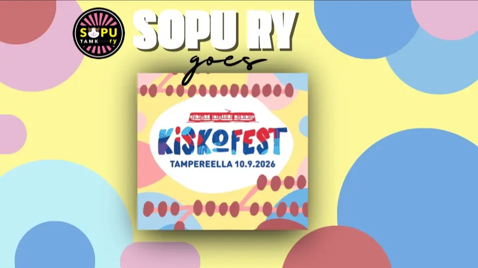 SOPU ry goes KiskoFest 2026 — Ratinanniemi, Tampere