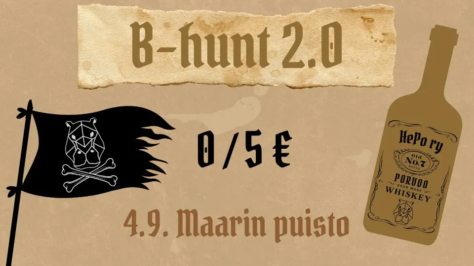B-hunt 2.0 - 2026 — Maarin puisto, Porvoo