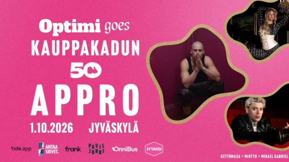 Kauppakadun appro Optimi sales 2026 — Optimi ry, Joensuu
