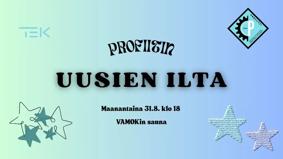 Profiitin nybörjarkvälls — VAMOKin sauna, Vasa