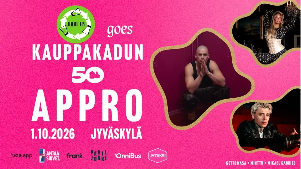 JANO goes Kauppakadun appro 2026 — Jyväskylän Satama, Jyväskylä