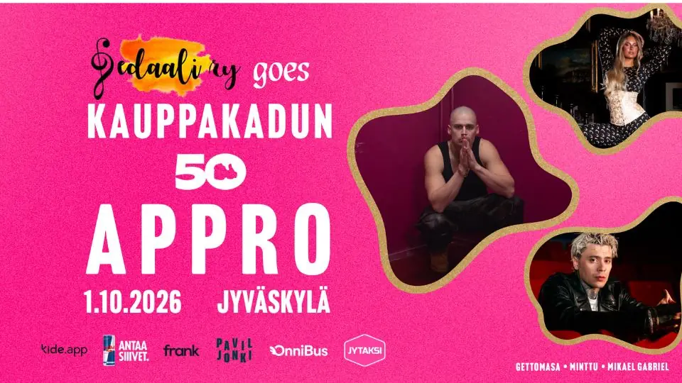 Kauppakadun Appro 2026 - Pedaali Ticket Counter — Pedaali ry, Jyväskylä