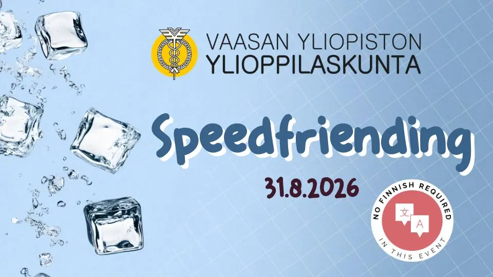 Speedfriending — Palosaaren järjestötalo, Vaasa